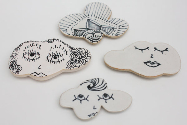 Handmade Ceramic Pottery Magnet