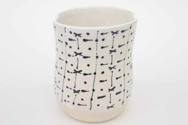 Handmade Ceramic Pottery Paint Water Cup